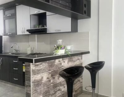 Apto con aire acondicionado y 3 habitaciones